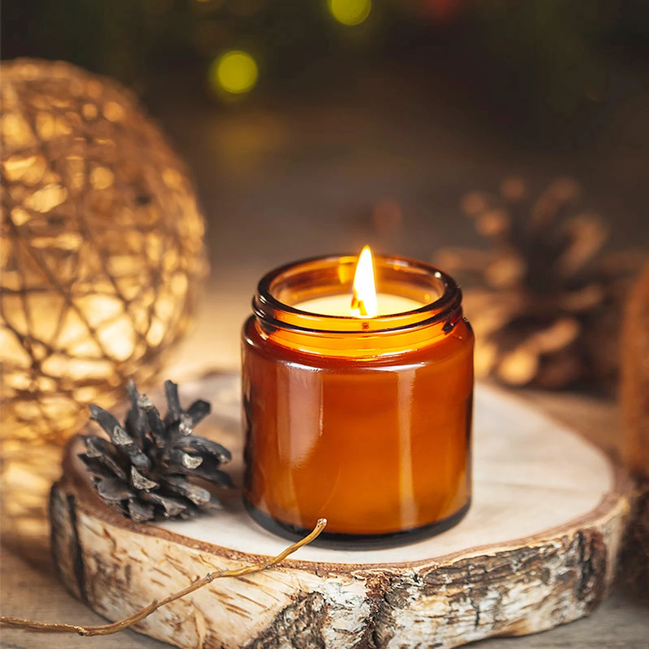 Candle Making Glass Jars - Stoples Lilin Kaca, Stoples Kaca Bulat