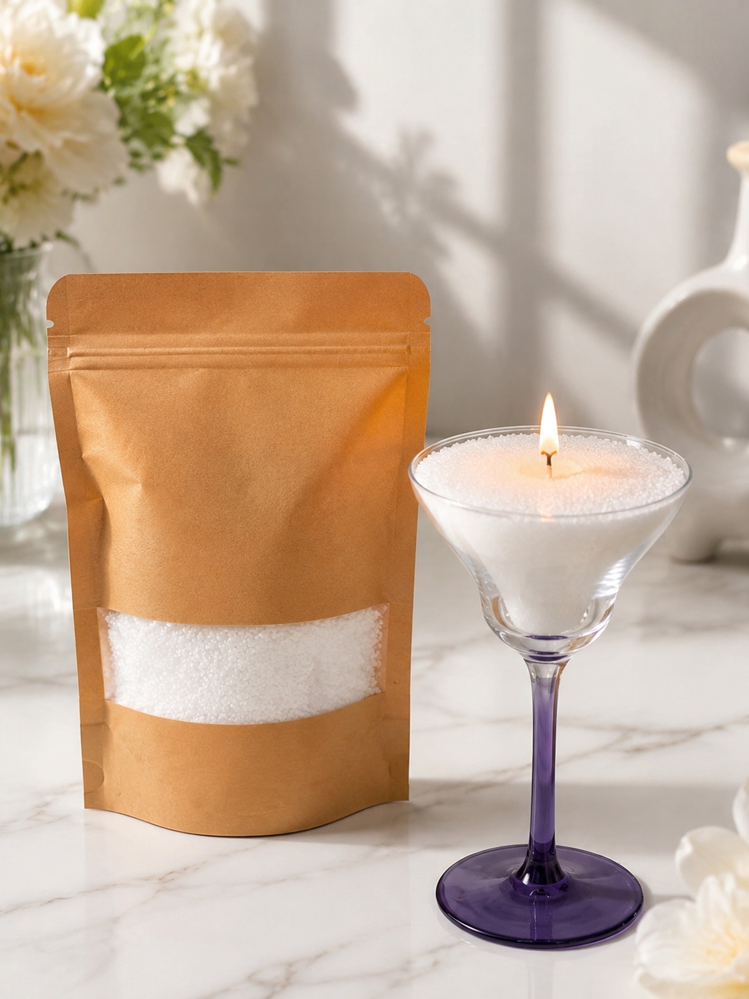 Candle Making Place - 1000g lilin mutiara DIY adalah bahan