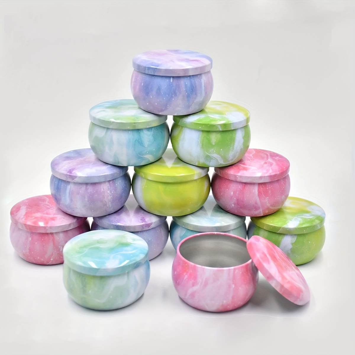 Candle Making Glass Jars - Stoples lilin logam bermotif langit berbintang,