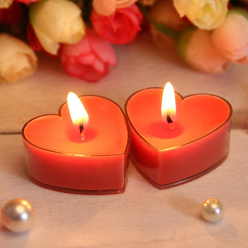 Candle Making Gel Wax - 50 Set Hati Bulat Lilin Cetakan