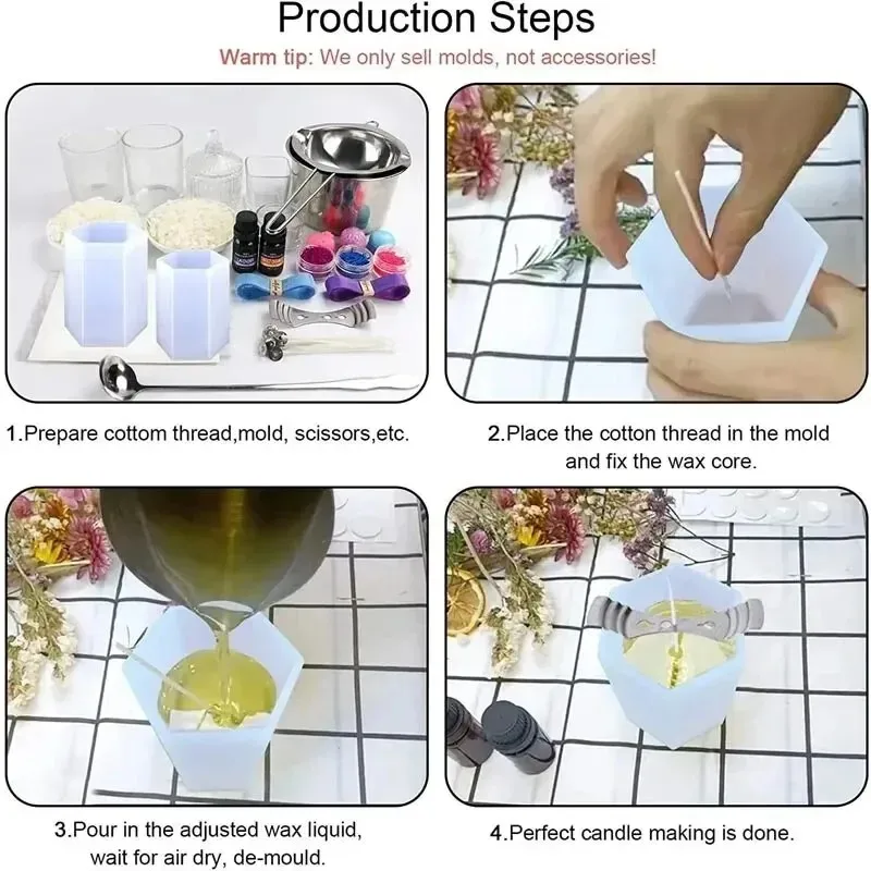 Candle Making Gel Wax - 2026-Cetakan Lilin Silikon Silinder Baru untuk
