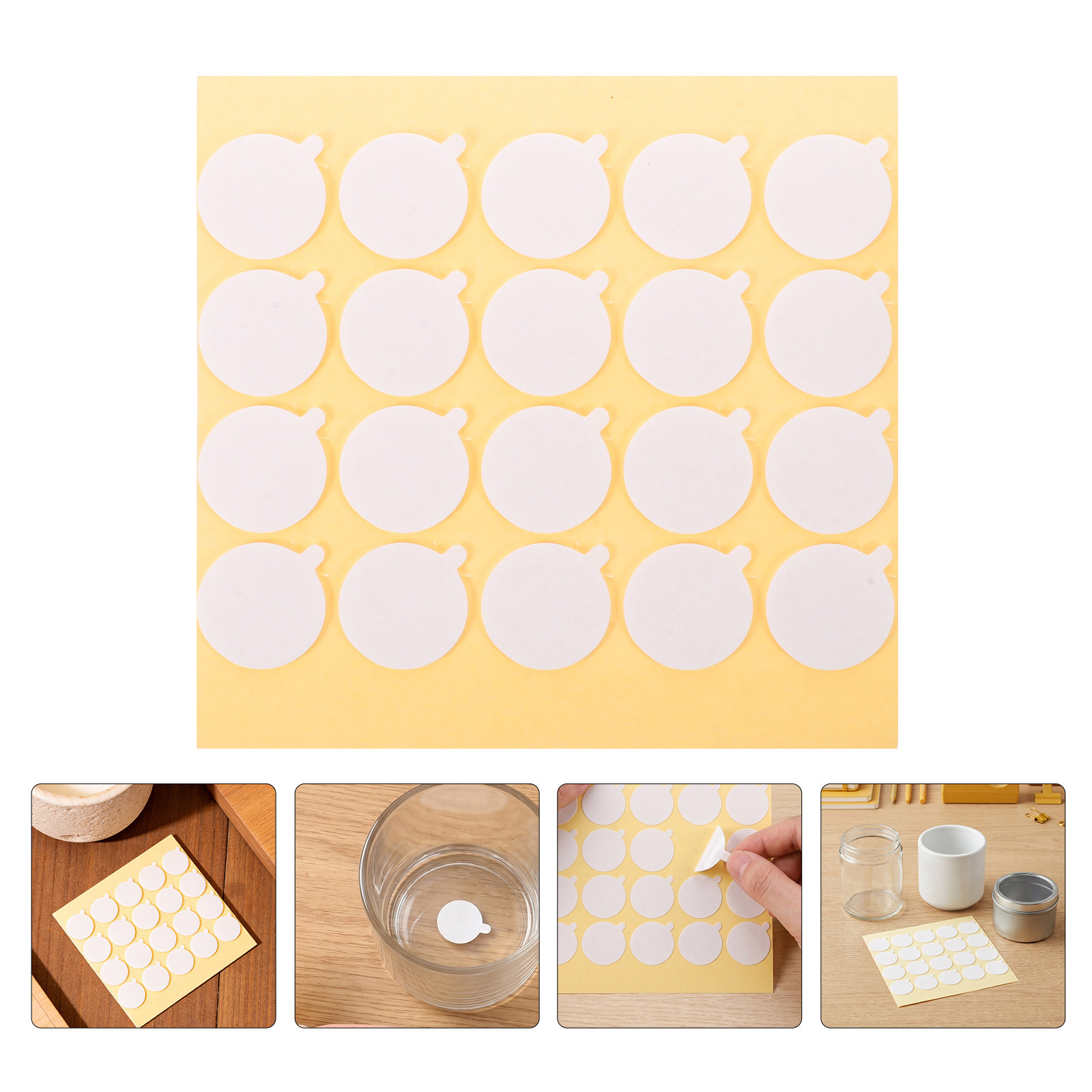Adhesive Dot Wick - 800Pcs Wick Sticky Tabs Stiker Perekat