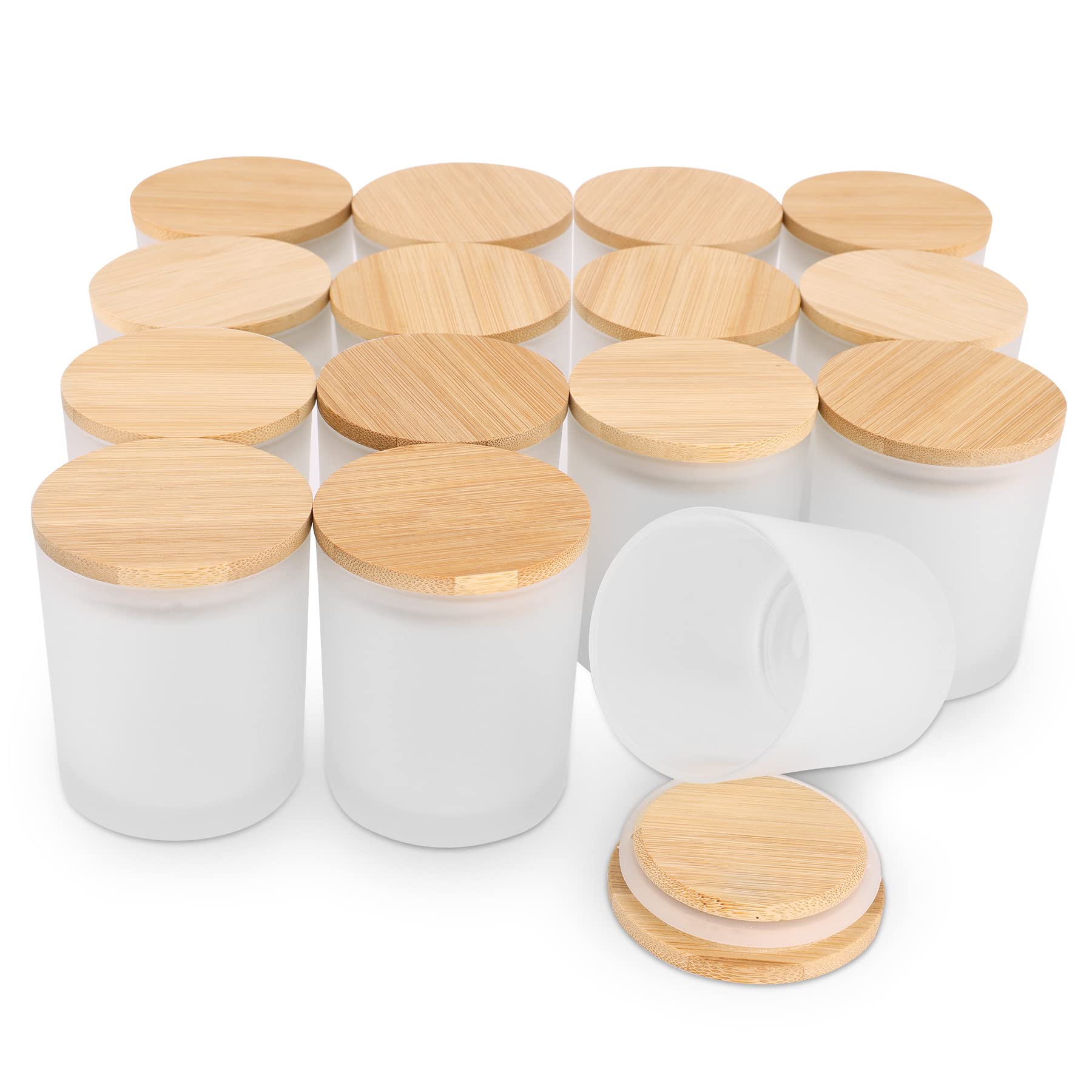 Candle Making Glass Jars - 6 pak 6OZ stoples lilin kaca
