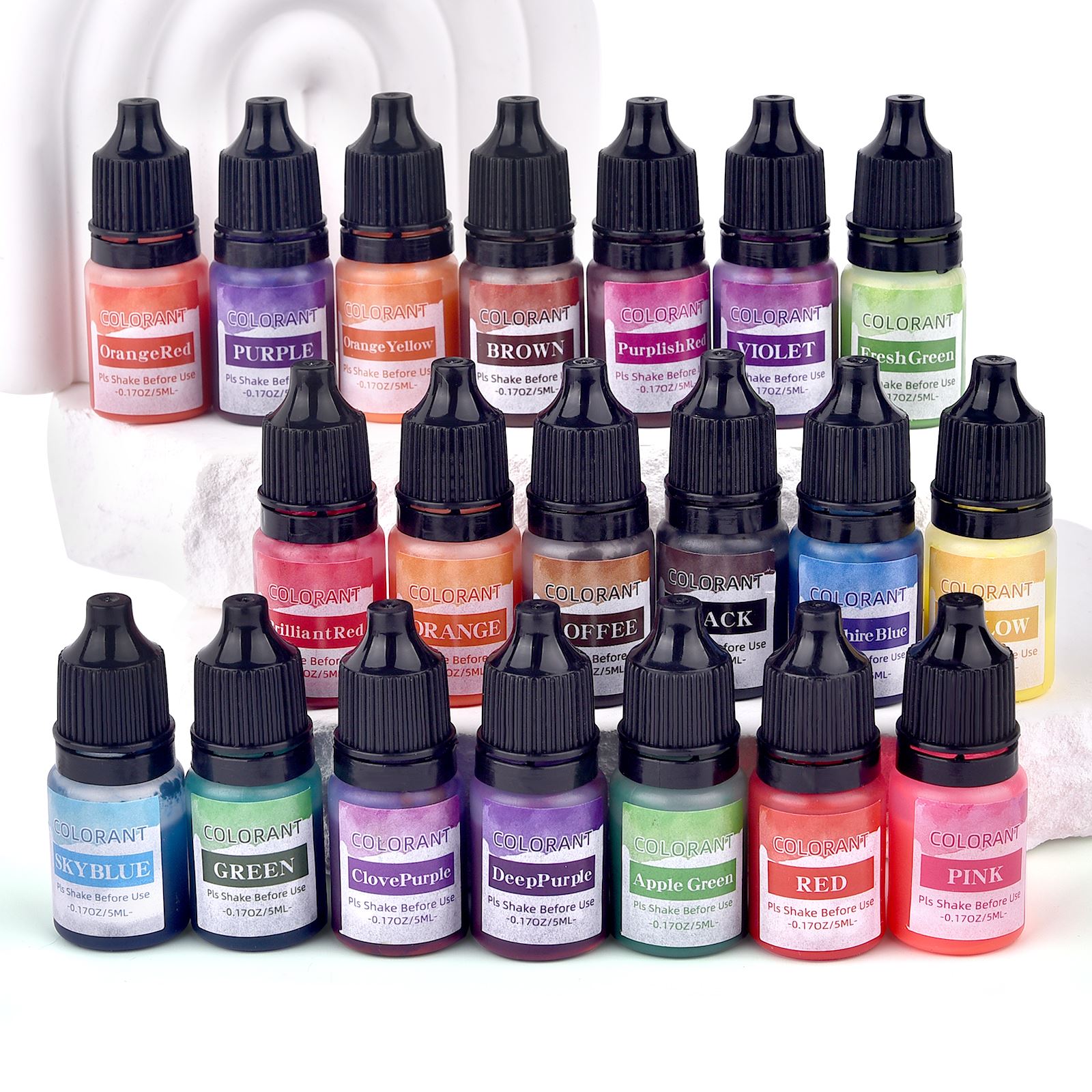 Candle Making Glass Jars - 5ml pewarna lilin pigmen aromaterapi pewarna