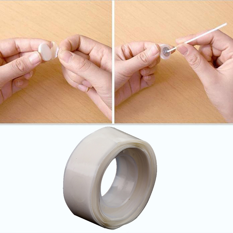 Adhesive Dot Wick - Stiker Lilin Pembuat Lilin Transparan Lem