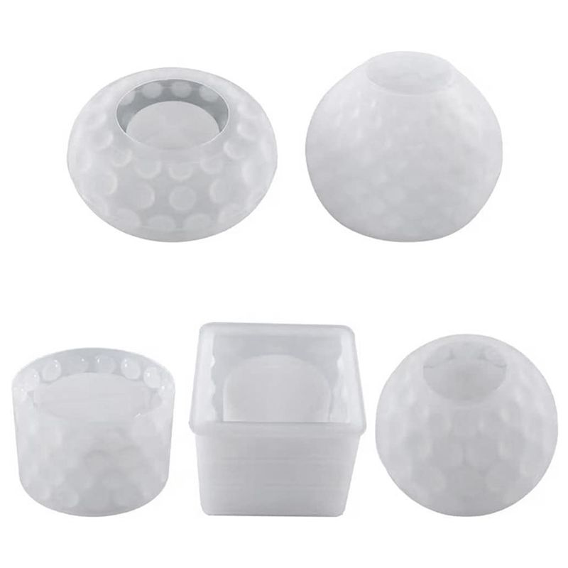 Candle Making Quantities - Kuantitas Stok 5Pcs Set Cetakan Lilin