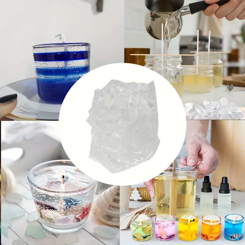 50g/100g/200g lilin jeli benin - Candle Making Gel Wax ulasan dan harga