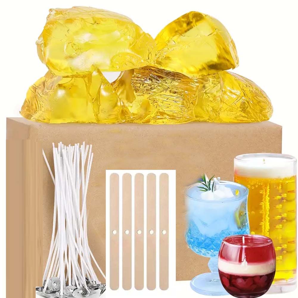 Lilin Jeli Gel Bening Kuning 2 - Candle Making Gel Wax ulasan dan harga