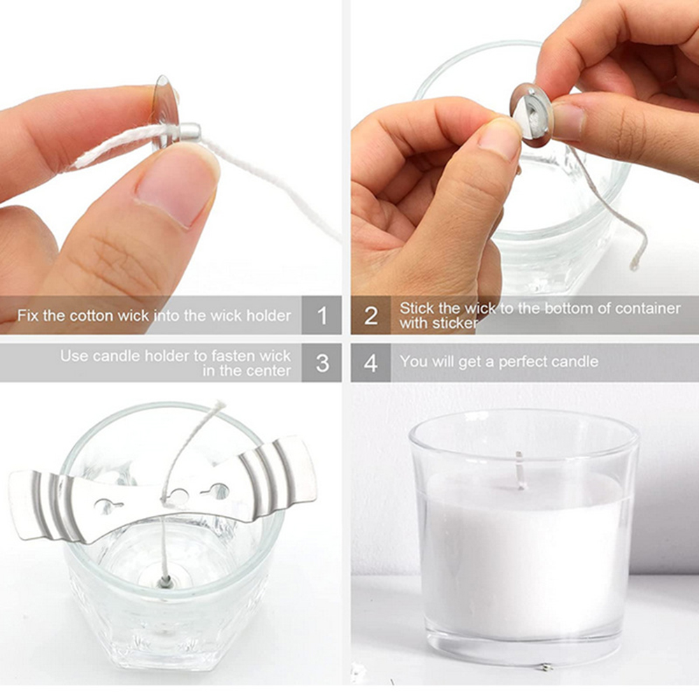 61M bahan sumbu katun tenun bu - Candle Making Homewood ulasan dan harga