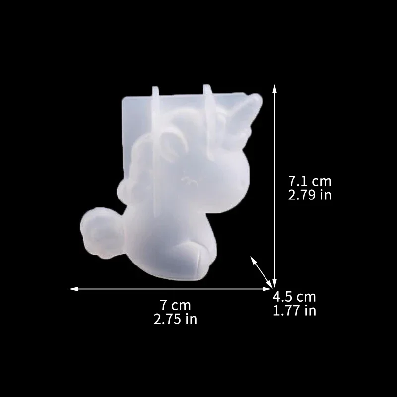 3D silikon geometris Unicorn k - Candle Making Supplies ulasan dan harga