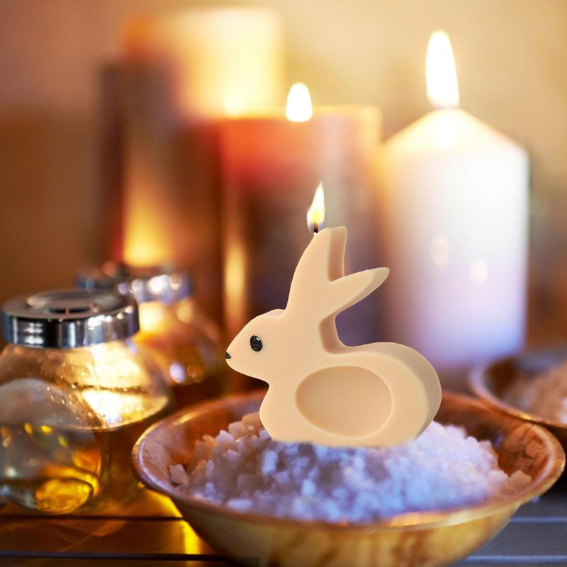 Cetakan Silikon Kelinci Bentuk - Candle Making Supplies ulasan dan harga
