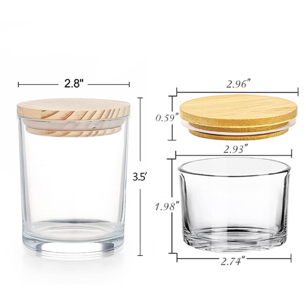 Stoples Lilin Kaca Bening Keci - Candle Making Glass Jars ulasan dan harga