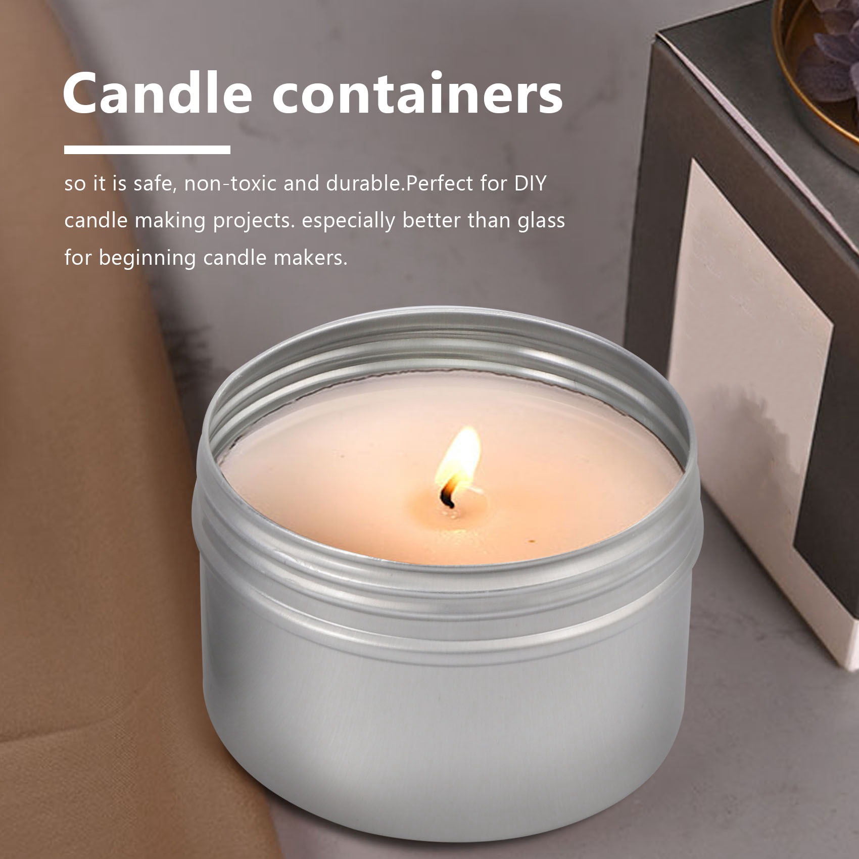 Kuantitas Stok 12Pcs Kaleng Li - Candle Making Quantities ulasan dan harga