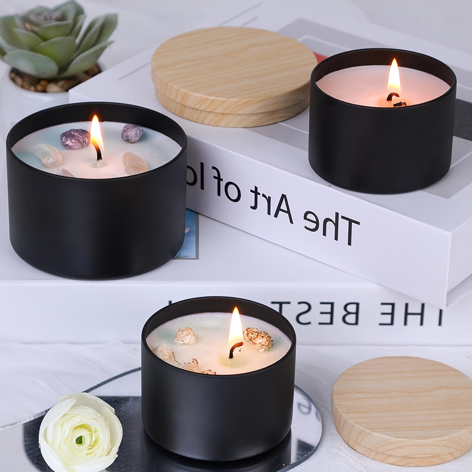 Stoples lilin hitam dengan tut - Candle Making Kit For Kids ulasan dan harga