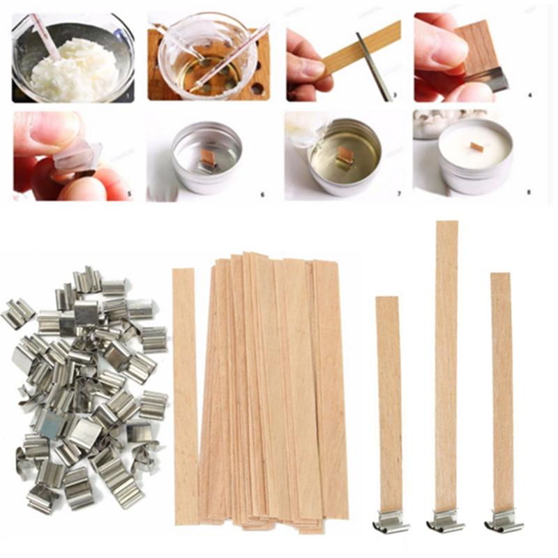 Kualitas Terbaik 100Set Sumbu  - Candle Making Homewood ulasan dan harga