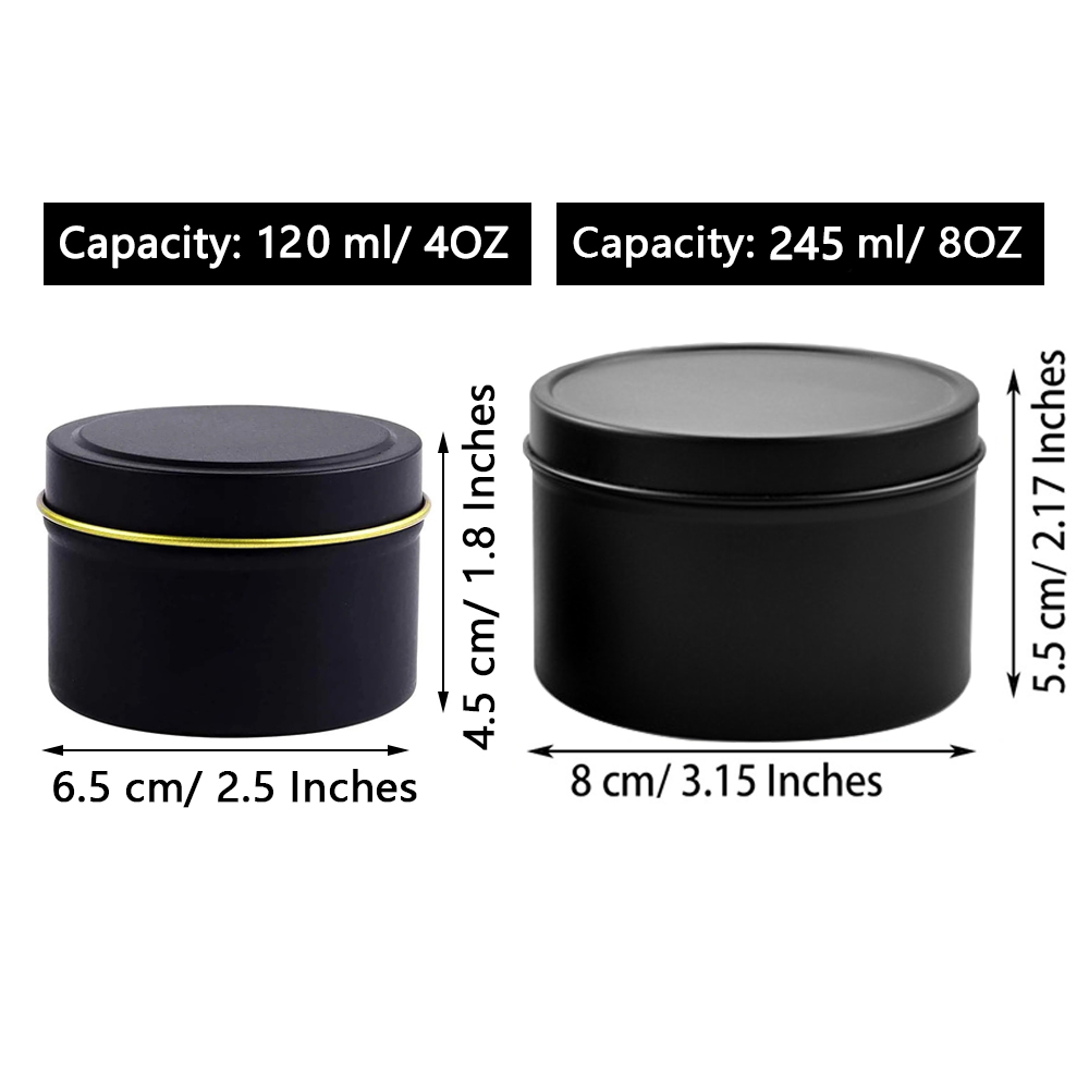 Kaleng Lilin 4oz/8oz dengan Tu - Candle Making Glass Jars ulasan dan harga