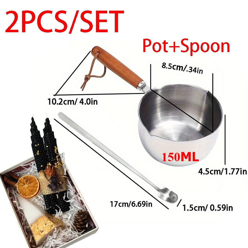 2PCS/SET Panci Pelebur Lilin d - Candle Making Homewood ulasan dan harga