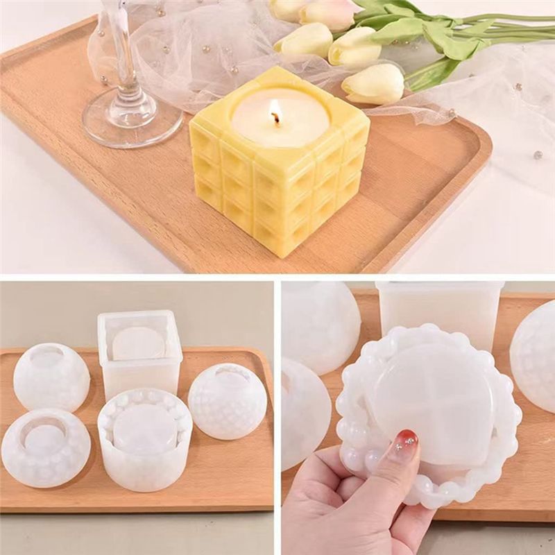 Kuantitas Stok 5Pcs Set Cetaka - Candle Making Quantities ulasan dan harga