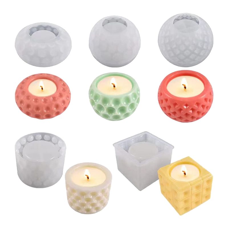 Kuantitas Stok 5Pcs Set Cetaka - Candle Making Quantities ulasan dan harga